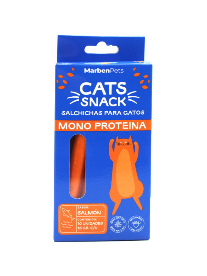Salchicha para gatos Sabor Salmon 10 unidades