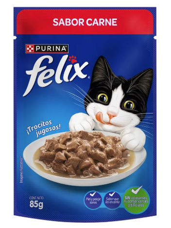 Pouch Felix Adulto Carne