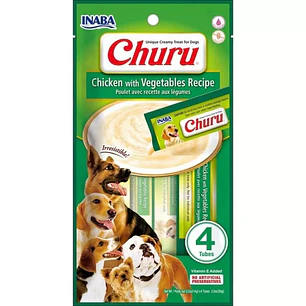 Churu para Perro sabor Pollo con vegetales