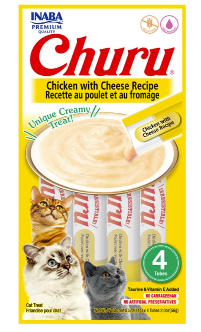 Churu para Gato sabor Pollo con Queso