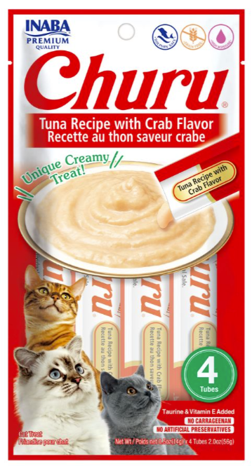 Churu Para Gato sabor atun con cangrejo