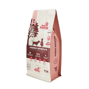 Alimento PetFamily Adulto Cerdo y Vacuno 15kg