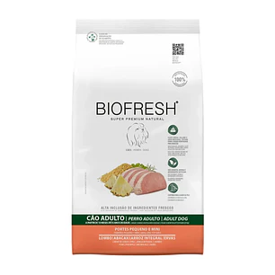 Alimento Biofresh adulto raza pequeña sabor Cerdo y piña 3kg