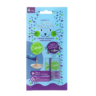 Snack Marbenpets tubitos Cremoso sabor Salmon