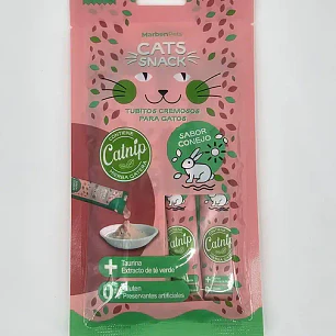 Snack Marbenpets tubitos Cremoso sabor Conejo