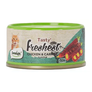 Lata dentalight sabor pollo y Carrot 80gr