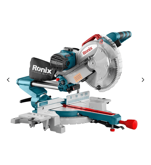 Ingleteadora Telescópica Ronix 5302 10" 2000W Bajo Ruido