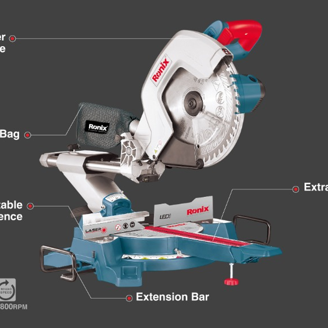 Ingleteadora Telescópica Ronix 5403 10