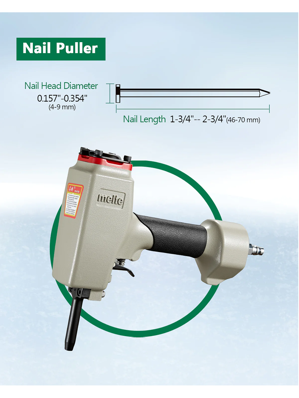 Pistola Removedora de Clavos Meite T50-SC 3