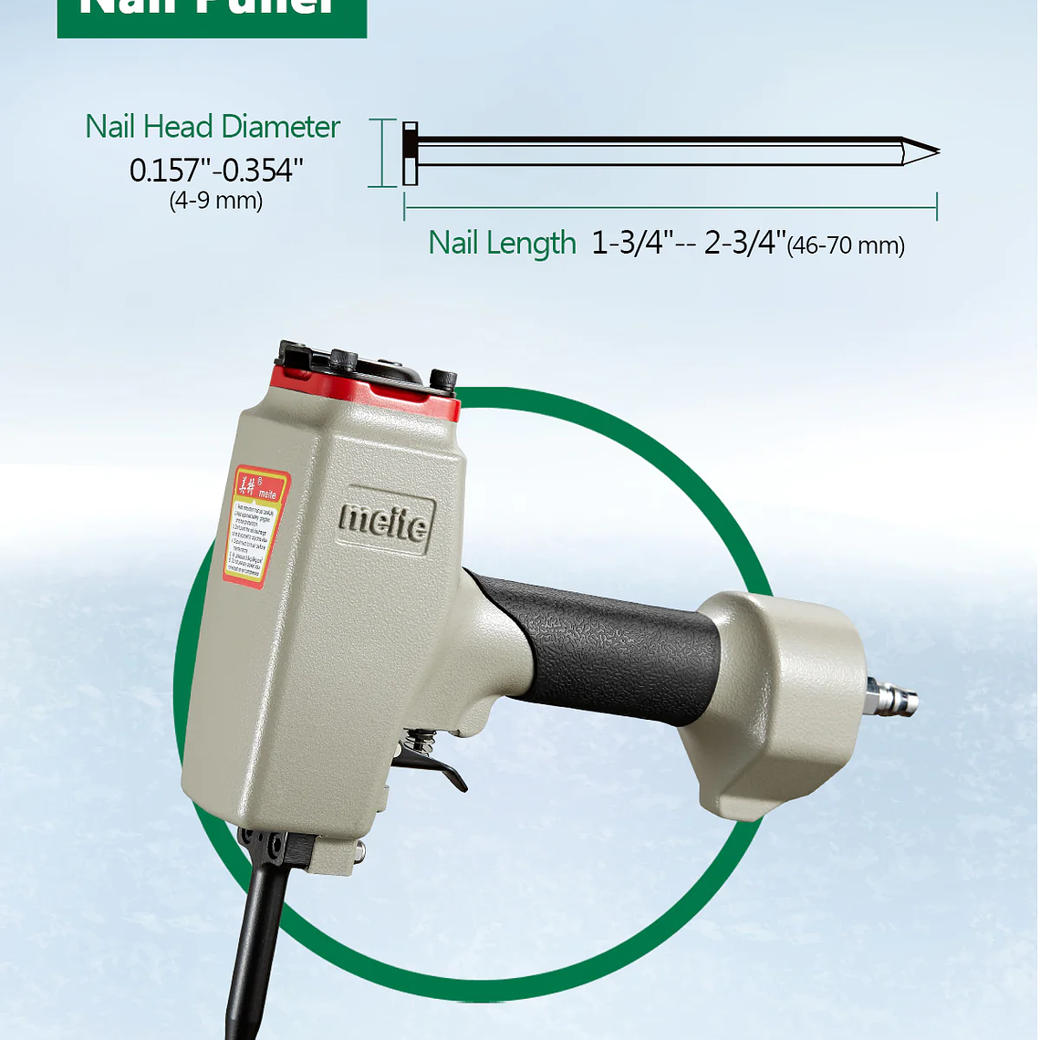 Pistola Removedora de Clavos Meite T50-SC 3