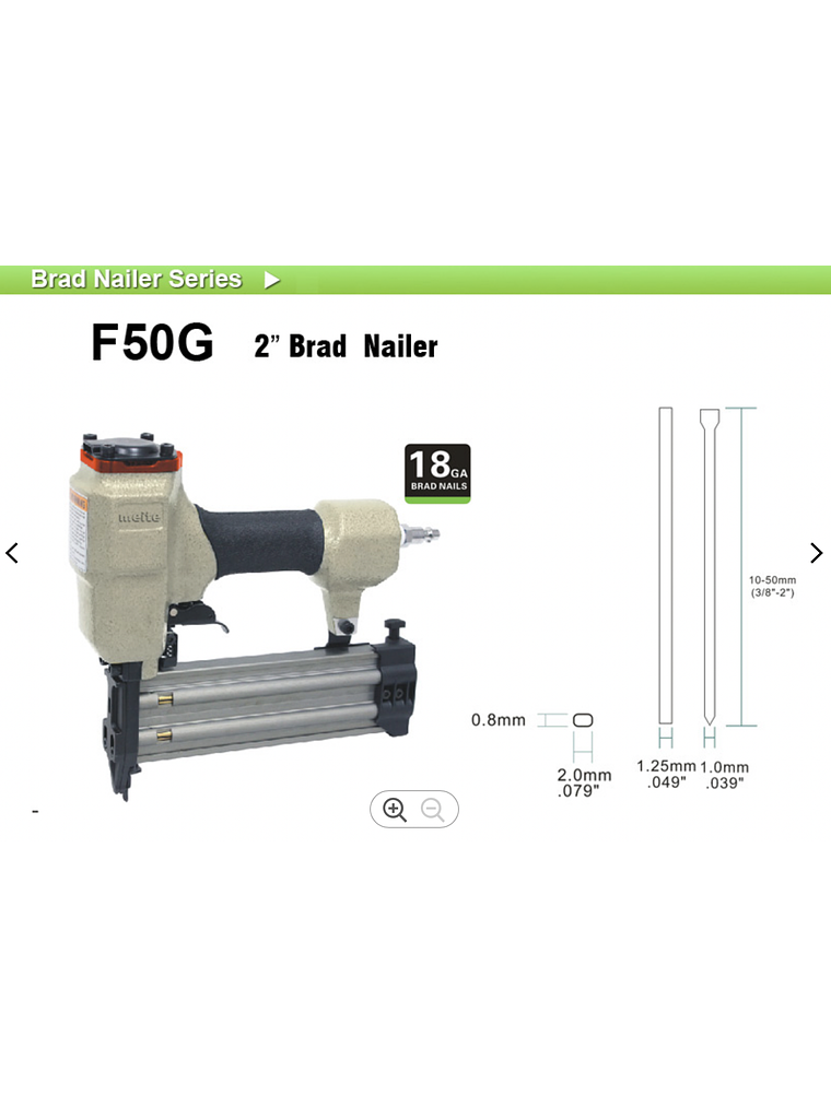 Pistola Clavadora Meite F50 Para Puntas 2