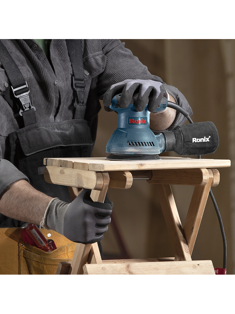 Lijadora Orbital Excéntrica Ronix 6406 5