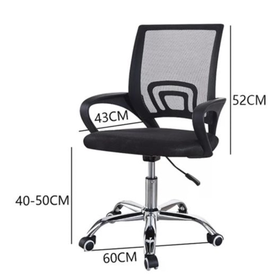 Silla Escritorio Oficina Luxor Giratoria Comfort 2108-31 Roja 2