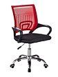 Silla Escritorio Oficina Luxor Giratoria Comfort 2108-31 Roja - Miniatura 1