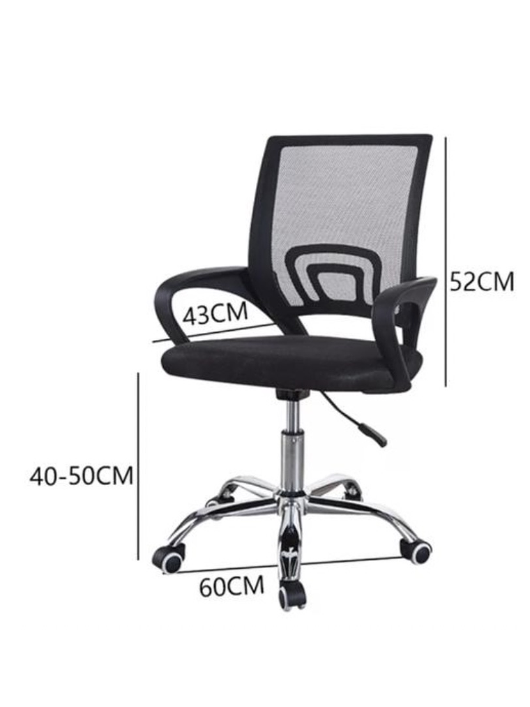 Silla Escritorio Oficina Luxor Giratoria Comfort 2108-34 Naranja 2