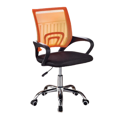 Silla Escritorio Oficina Luxor Giratoria Comfort 2108-34 Naranja