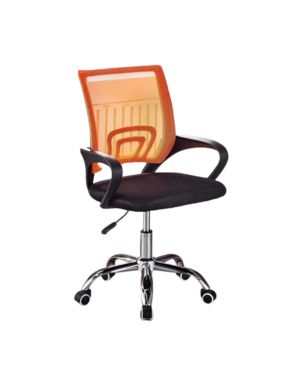 Silla Escritorio Oficina Luxor Giratoria Comfort 2108-34 Naranja 1