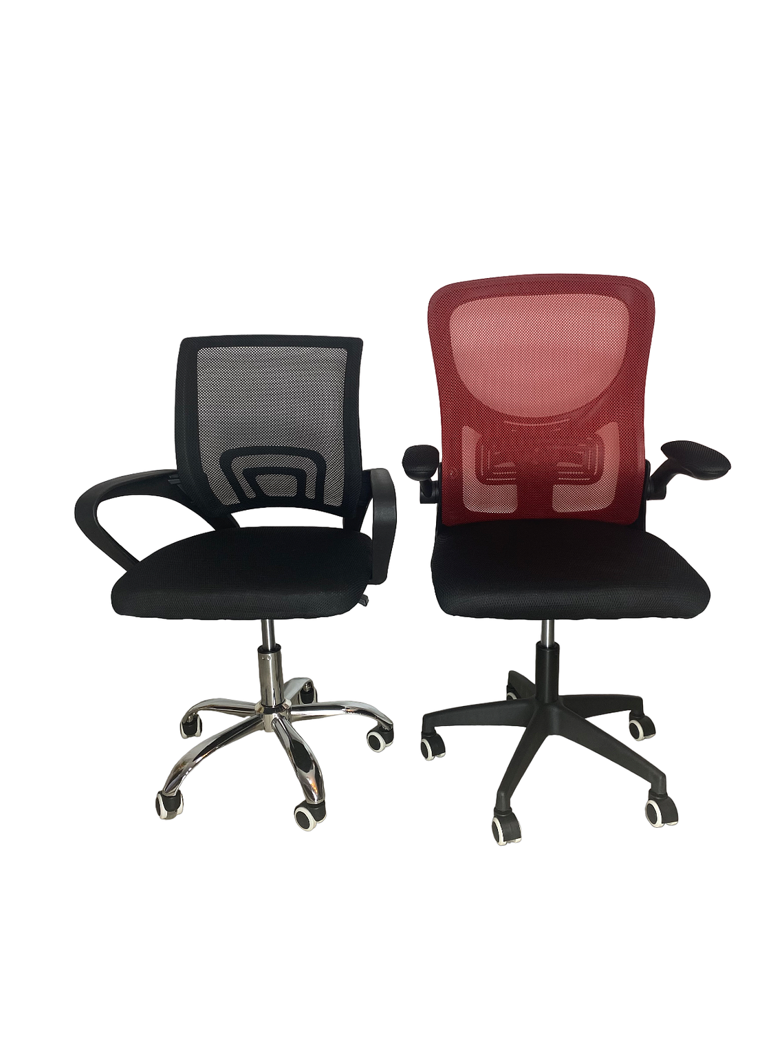 Silla Ejecutiva Oficina Luxor Premium 2302-2 Roja Respaldo Alto 3