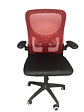 Silla Ejecutiva Oficina Luxor Premium 2302-2 Roja Respaldo Alto - Miniatura 1