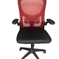 Silla Ejecutiva Oficina Luxor Premium 2302-2 Roja Respaldo Alto - Miniatura 1