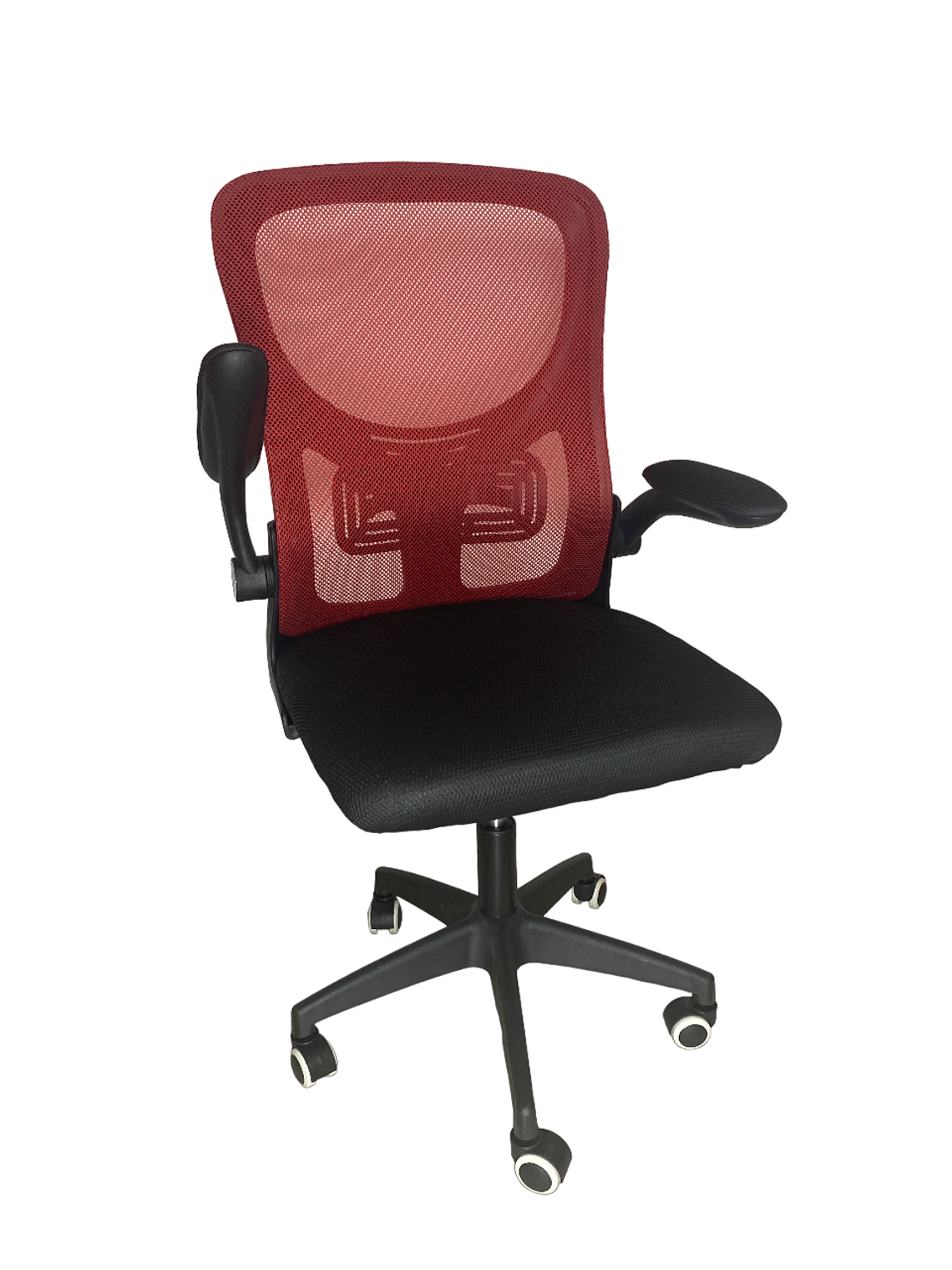 Silla Ejecutiva Oficina Luxor Premium 2302-2 Roja Respaldo Alto 4
