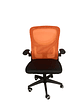 Silla Ejecutiva Oficina Luxor Premium 2302-5 Naranja Respaldo Alto - Miniatura 2