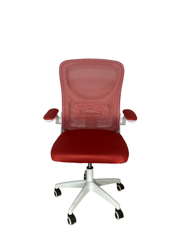 Silla Ejecutiva Oficina Luxor Nova 2308-6 Rojo Respaldo Alto 1