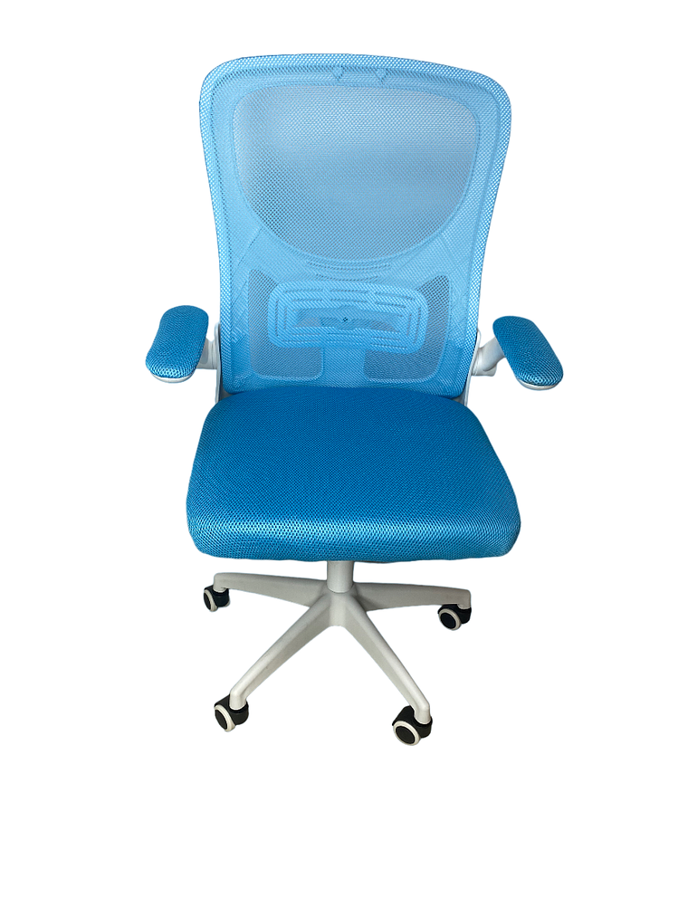 Silla Ejecutiva Oficina Luxor Nova 2308-8 Celeste Respaldo Alto 1