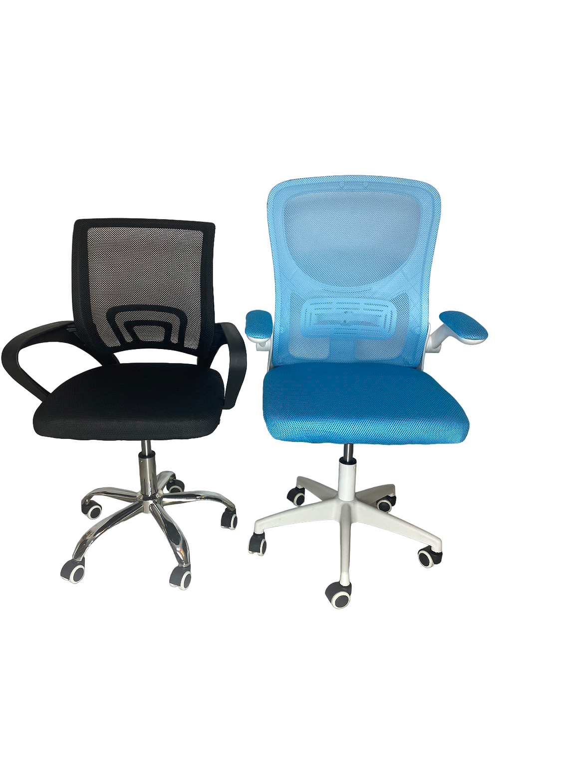 Silla Ejecutiva Oficina Luxor Nova 2308-8 Celeste Respaldo Alto 3