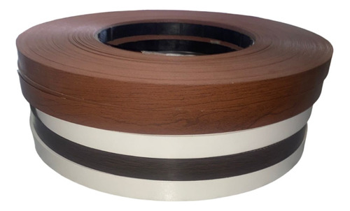 Pack 3 Rollos 100 Mt Tapacanto Encolado Wenge Choc. 20mm