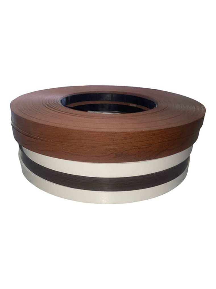 Pack 3 Rollos 100 Mt Tapacanto Encolado Wenge Choc. 20mm 1