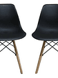 Silla Eames Negra Luxor Pack 2 Unidades - Miniatura 1
