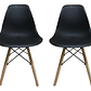 Silla Eames Negra Luxor Pack 2 Unidades - Miniatura 1