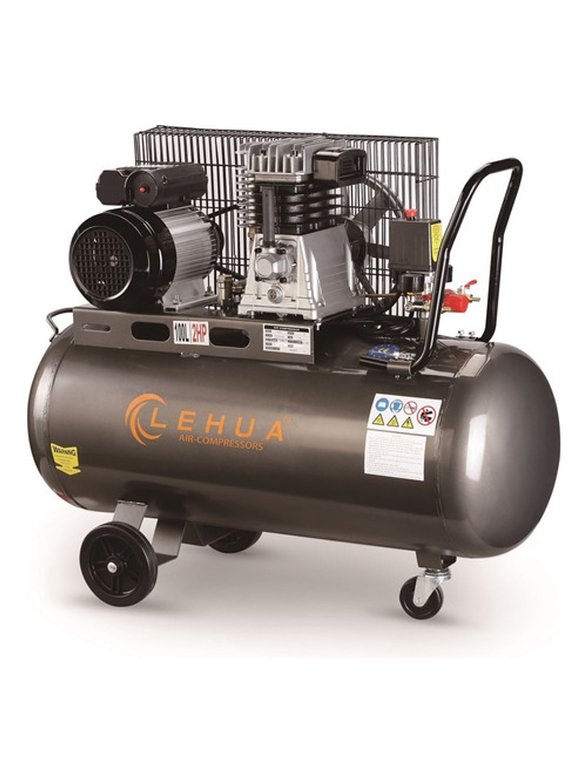 Compresor Lehua 3hp 100lts Lh-2065 Monofásico 1