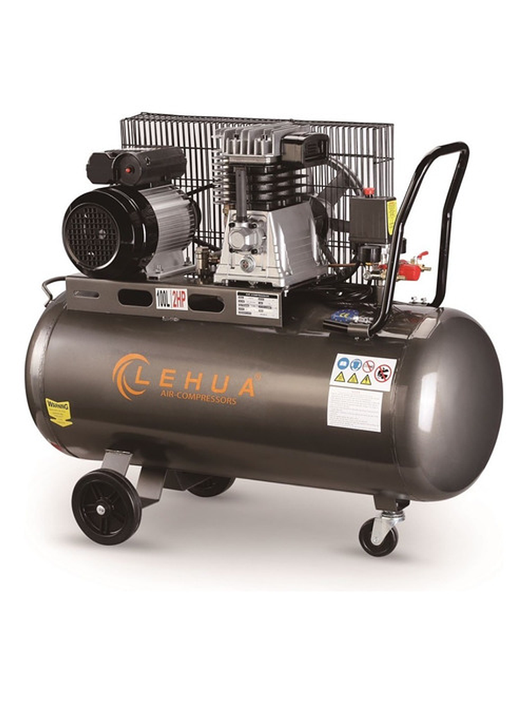 Compresor Lehua 3hp 100lts Lh-2065 Monofásico 1