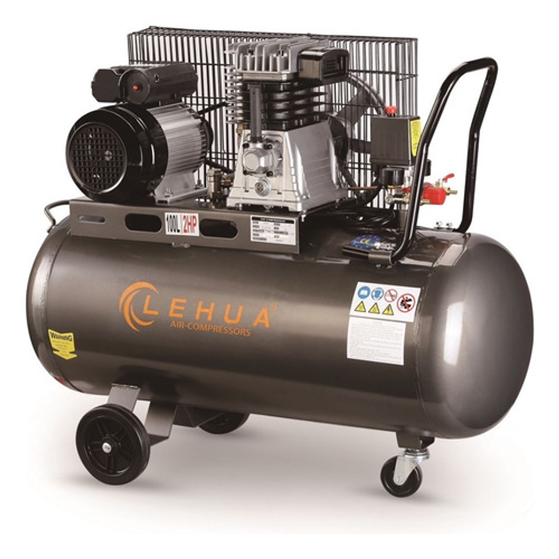 Compresor Lehua 3hp 100lts Lh-2065 Monofásico 1