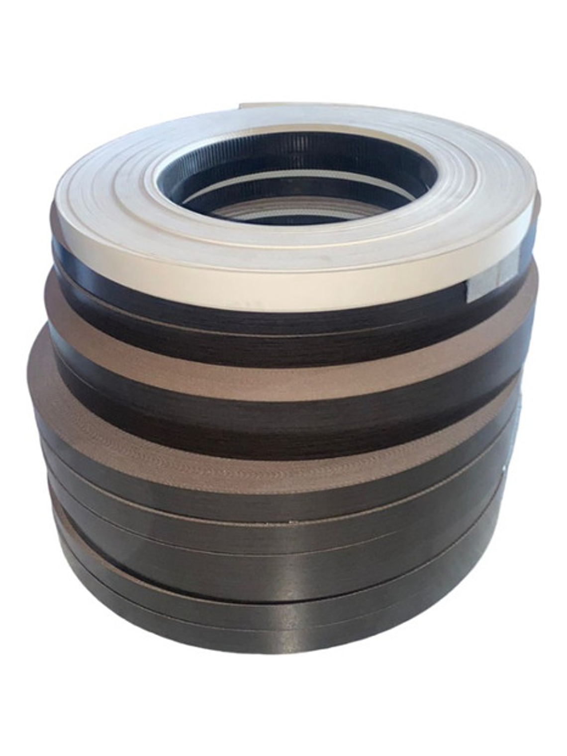 Pack 10 Rollos 100 Mt Tapacanto Encolado Negro 20mm Luxor 4