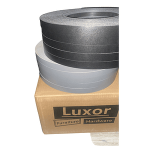 Rollo 100 Mt Tapacanto Encolado Gris Grafito 20mm Luxor