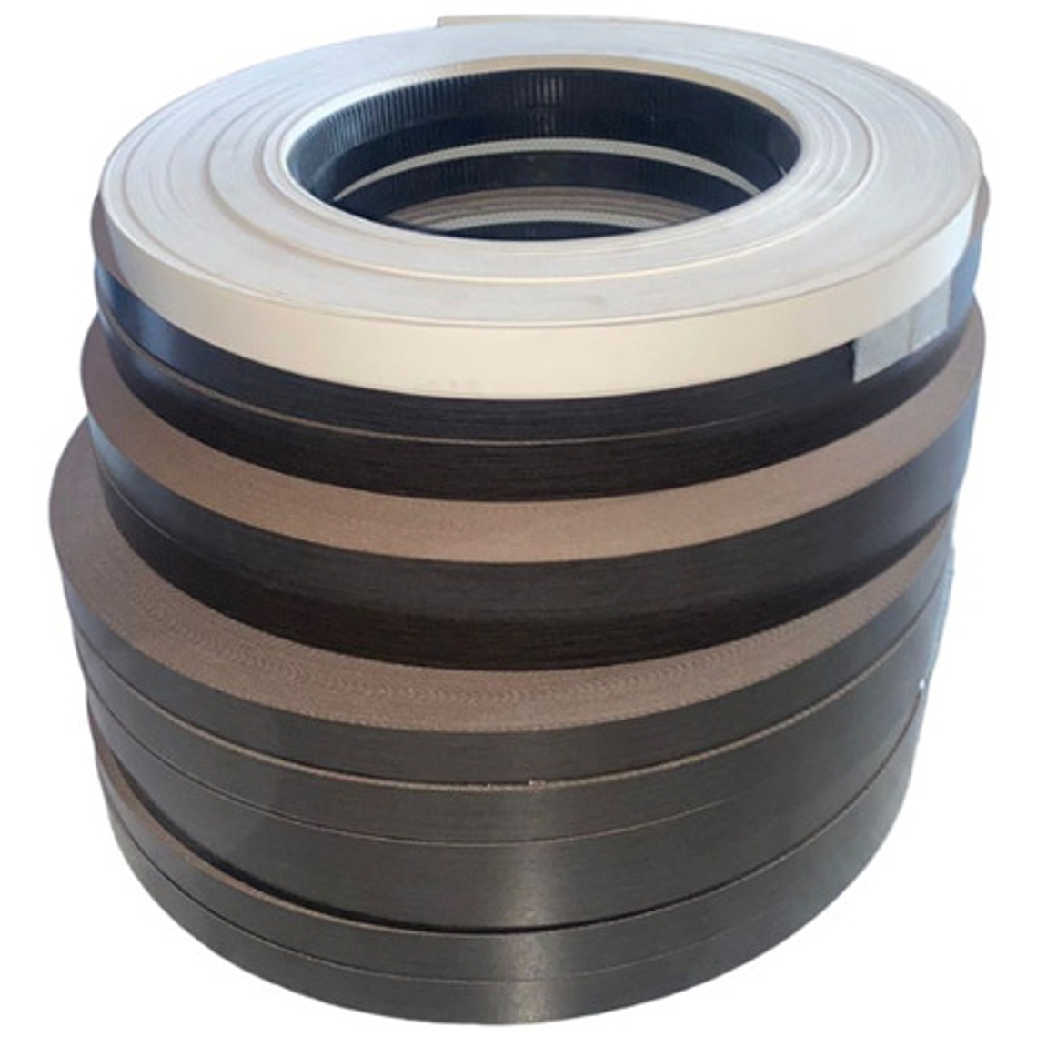 Rollo 100 Mt Tapacanto Encolado Gris Grafito 20mm Luxor 4