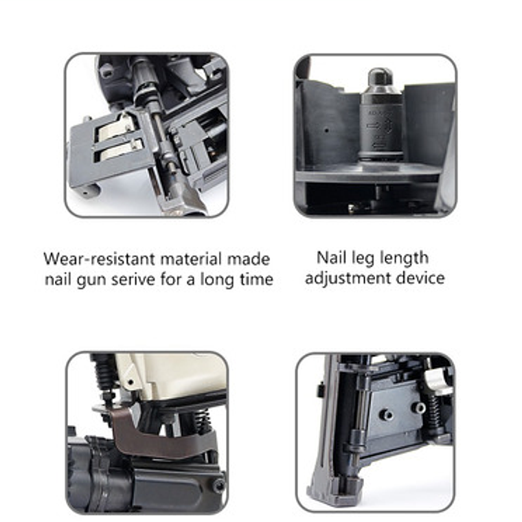 Clavadora Neumática Meite Cn45r Para Teja Asfáltica 3