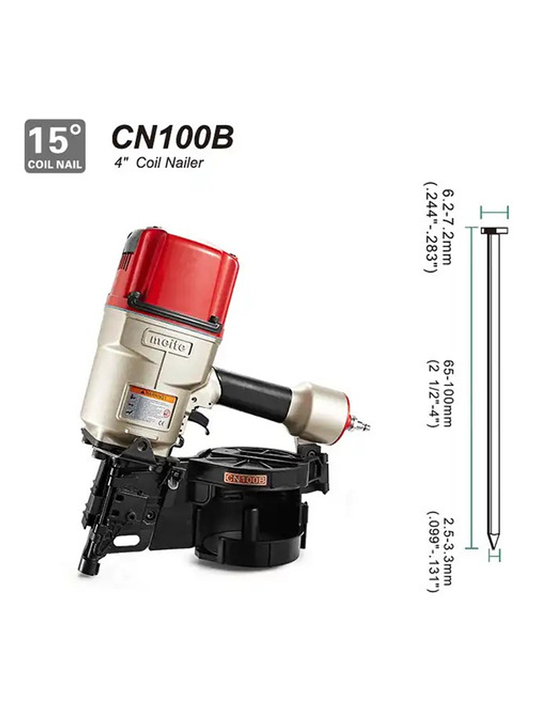 Clavadora Neumática Meite Cn100 Para Construcción 2