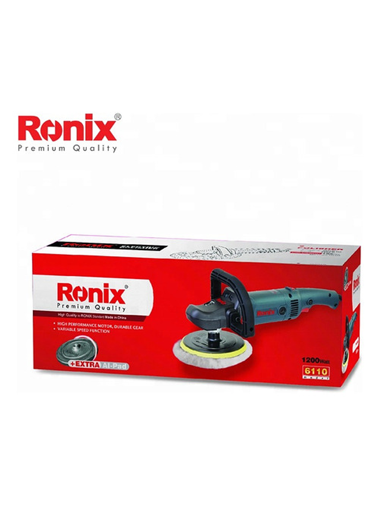 Pulidora Automotriz 6110 Ronix Prof 1200w Veloc Variable 6  2