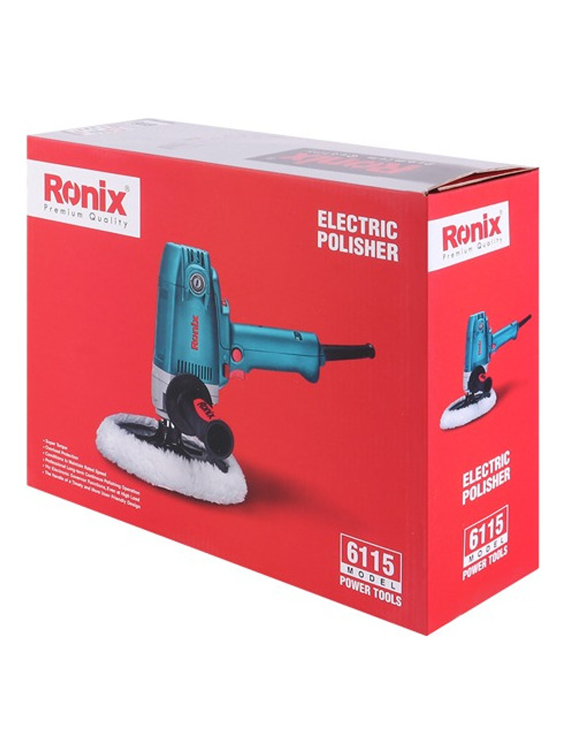 Pulidora Auto 6115 Ronix Prof. 1050w 180mm 71/4  5veloc. 2