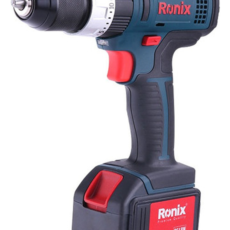 Taladro Atornillador Inalámbrico Prof Ronix 8618  2 Baterías 1