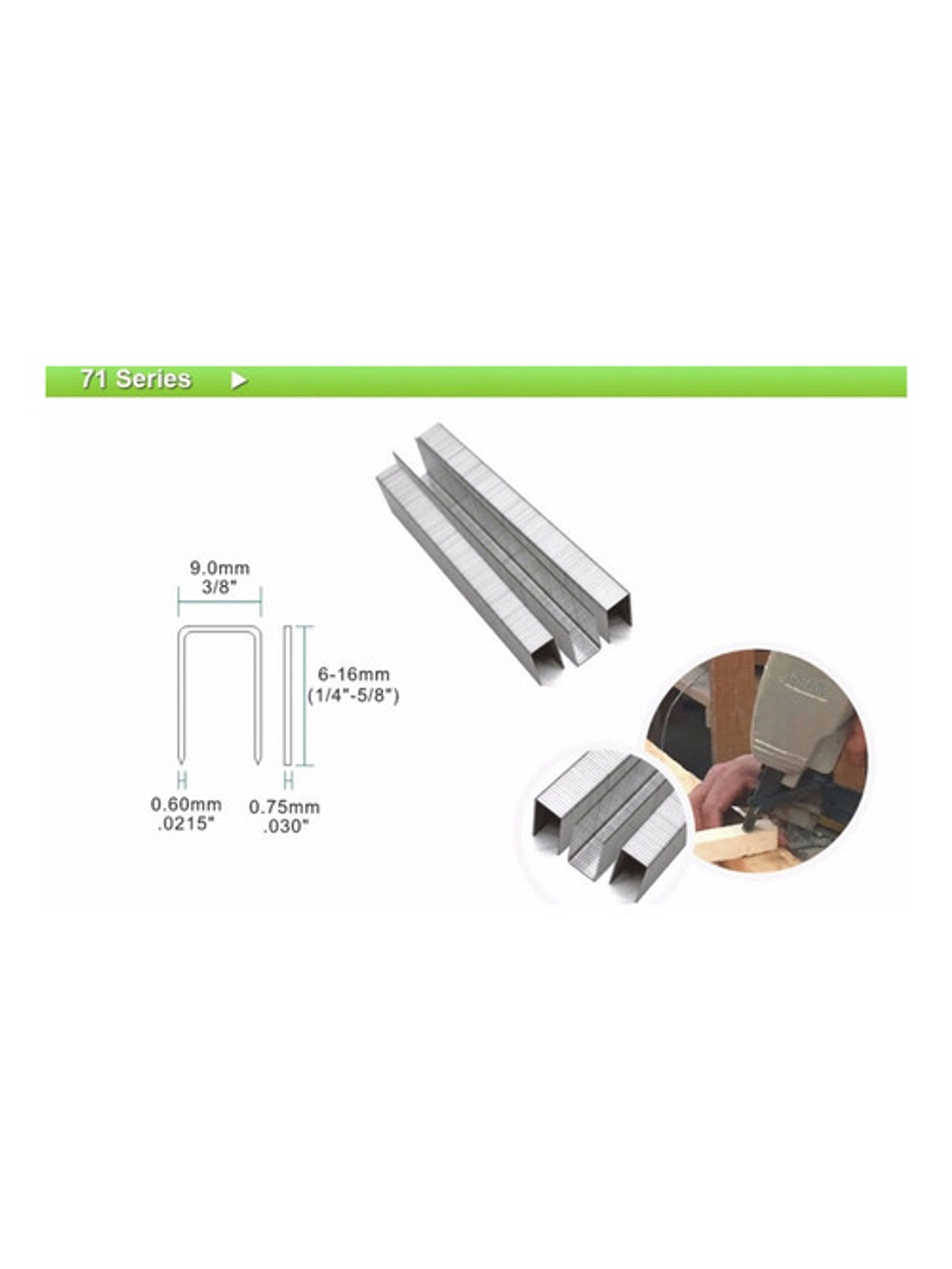 Grapa 7106 Corchete 71/06 Caja De 10.000 Un. 2