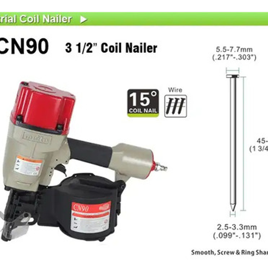 Clavadora Neumática Meite Cn90 Para Construcción 2