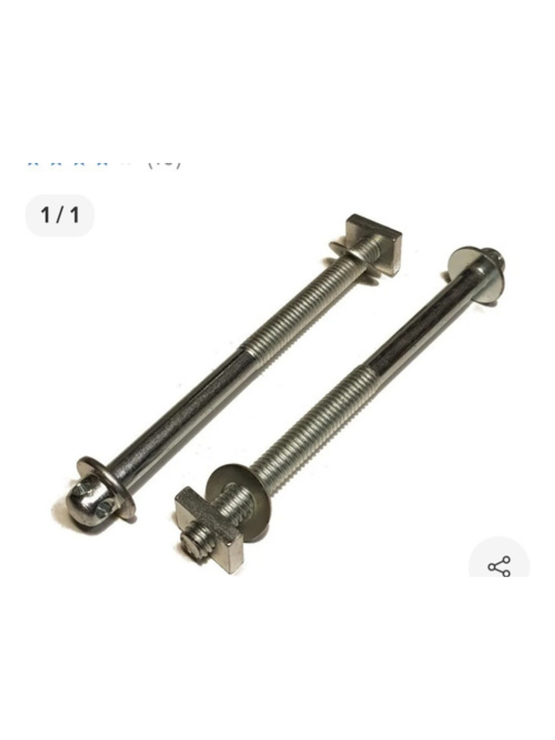 Perno Calavera 3/8 X 5 Caja 250 Unidades 1