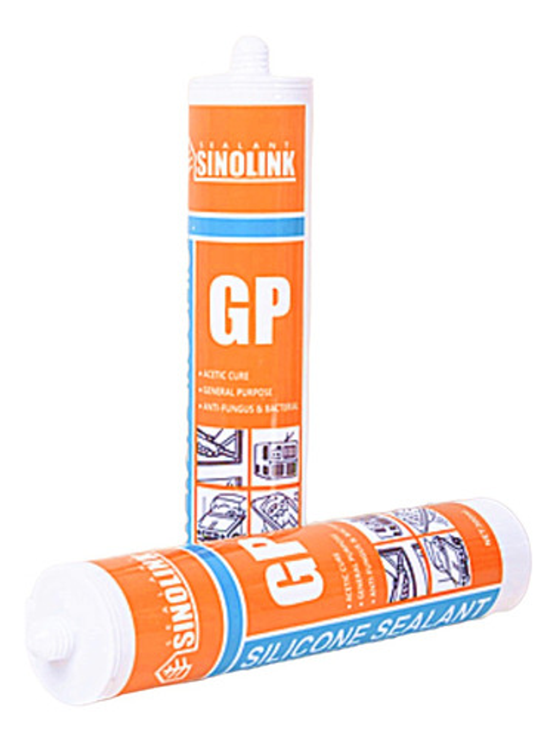 Silicona Acética Incolora 300ml 24 Uds + Pistola Calafatera 1