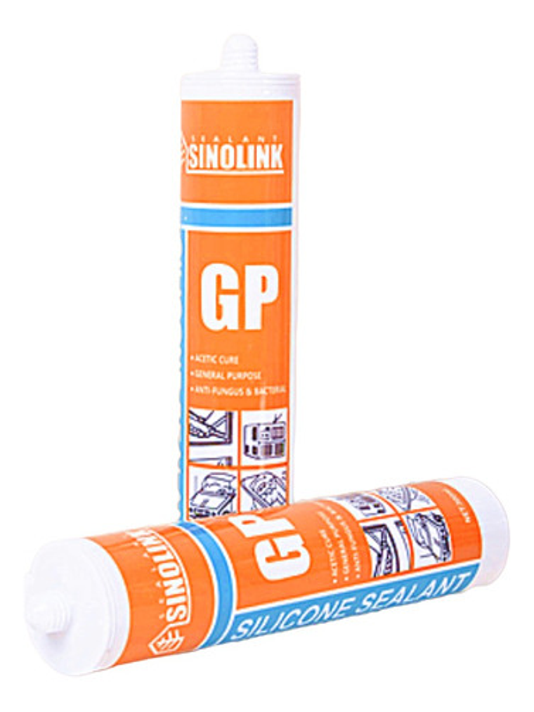 Silicona Acética Incolora 300ml 24 Uds + Pistola Calafatera 1