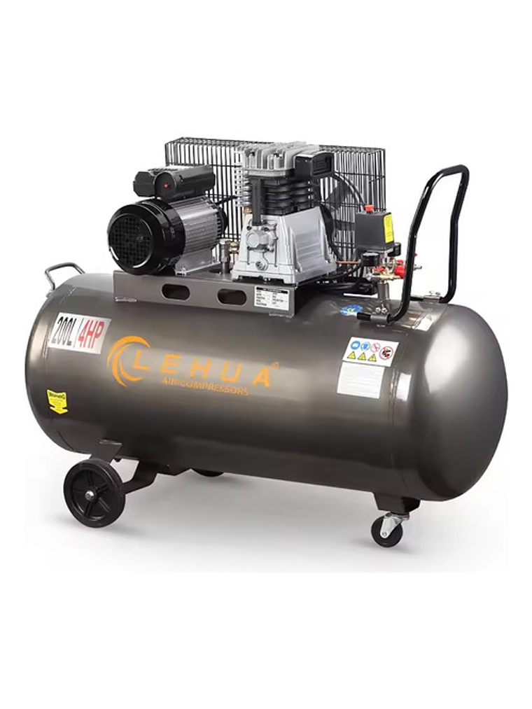 Compresor 4hp 200lts Lehua 2070  Trifásico  1